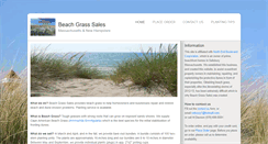 Desktop Screenshot of beachgrasssales.com