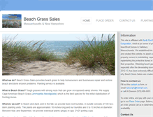 Tablet Screenshot of beachgrasssales.com